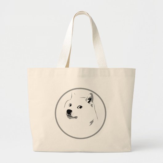 総督のロゴのショッピング袋 ラージトートバッグ (正面)