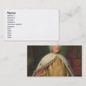 総督(キャンバスの油)のポートレート 名刺 (正面/裏面)