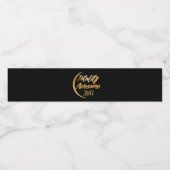 総素晴らし金ゴールド太陽のEclipseラベル ペットボトルラベル (シングルラベル)