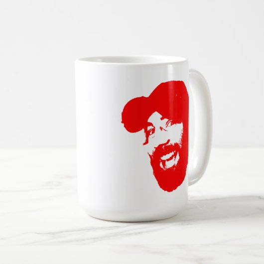 総DANarchyの叙事詩の赤いひげのマグ コーヒーマグカップ (正面右)