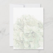 緑あじさいリハーサル夕食招待状あじさい2 招待状 (裏面)