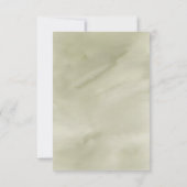 緑あふれるトロピカルパームリーフ / お食事プラン選択可 出欠カード (裏面)