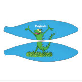 緑おもしろいの微笑みイグアナ ミニバスケットボール (パネル)