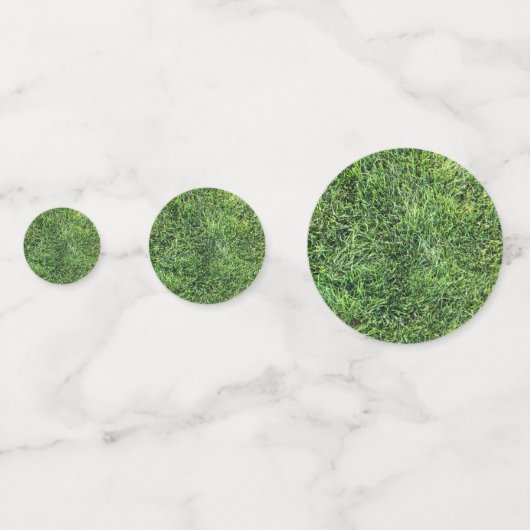 緑おもしろい実在紋様おもしろい コンフェッティ (正面)