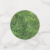 緑おもしろい実在紋様おもしろい コンフェッティ (スモール正面)