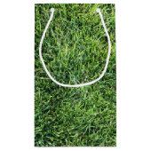 緑おもしろい実在紋様おもしろい スモールペーパーバッグ (裏面)