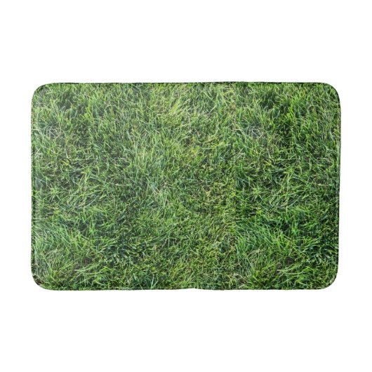 緑おもしろい実在紋様おもしろい バスマット (正面)