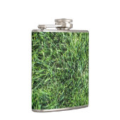 緑おもしろい実在紋様おもしろい フラスク (右)