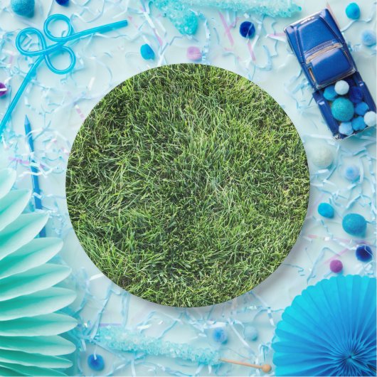 緑おもしろい実在紋様おもしろい ペーパープレート (パーティー)