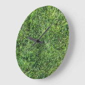 緑おもしろい実在紋様おもしろい ラージ壁時計 (傾斜)