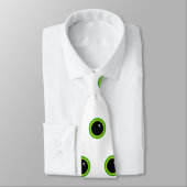緑おもしろい色の目 ネクタイ (タイ)