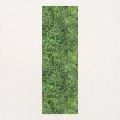 緑おもしろい草実在質感パターン ヨガマット (正面)