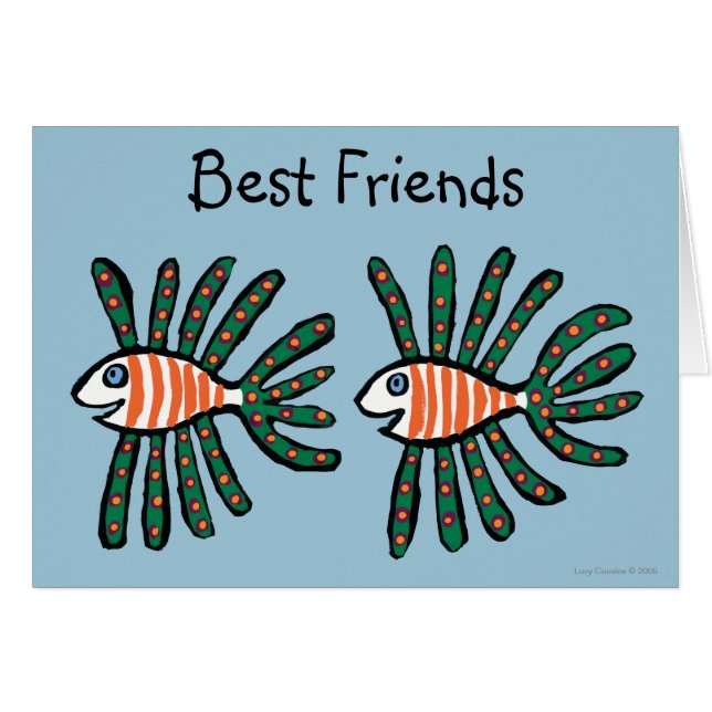 緑およびオレンジ対のひれの魚 (正面横)