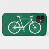 緑および白い自転車 Case-Mate iPhoneケース (裏面(横))