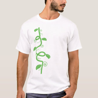 緑および豆の茎 Tシャツ