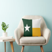 緑および金ゴールドのテキサス州の旗の装飾用クッション クッション (椅子)