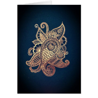 緑および金ゴールドのペイズリー