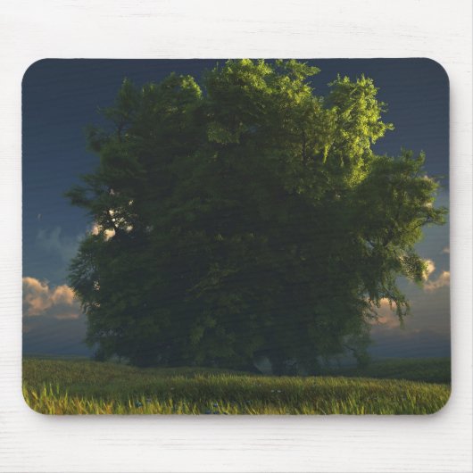 緑および金ゴールドのマウスパッド マウスパッド (正面)