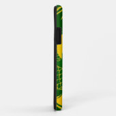 緑および黄色の陰陽のコイの魚 Case-Mate iPhoneケース (裏面/右)