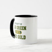 緑およびGold1の特性 マグカップ (正面左)