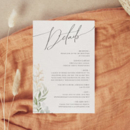 緑お洒落と金ゴールドの詳細 エンクロージャーカード