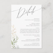 緑お洒落と金ゴールドの詳細 エンクロージャーカード (正面)