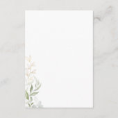 緑お洒落と金ゴールドの詳細 エンクロージャーカード (裏面)