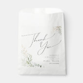 緑お洒落と金ゴールド |ありがとうございます フェイバーバッグ (正面)