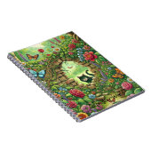 緑お洒落の童話の隠し庭 ノートブック (右側)