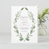 緑お洒落園の退職パーティー |招待状 招待状 (スタンド正面)