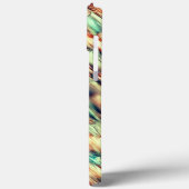 緑からセピアまでの岩石質または石筍のシミュレーション Case-Mate iPhoneケース (裏面 / 左)