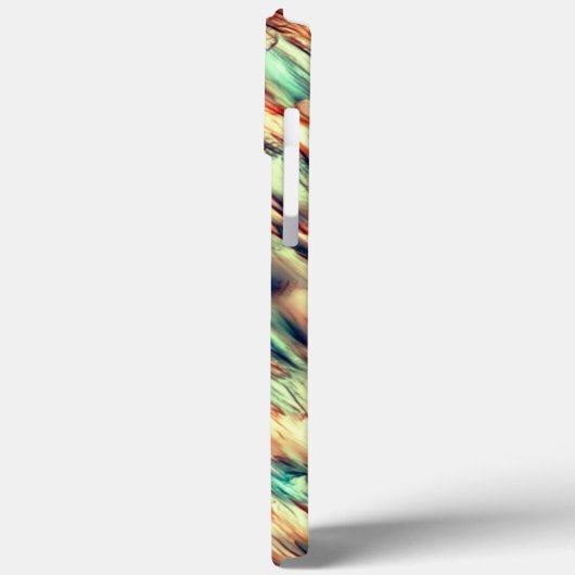 緑からセピアまでの岩石質または石筍のシミュレーション Case-Mate iPhoneケース (裏面 / 左)