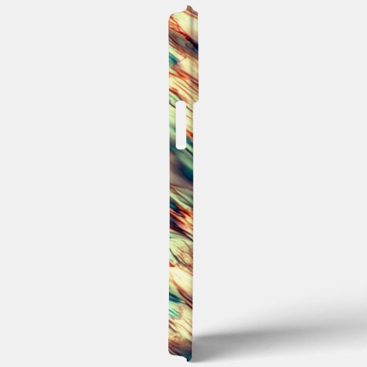 緑からセピアまでの岩石質または石筍のシミュレーション Case-Mate iPhoneケース (裏面 / 右)