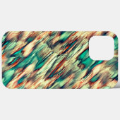 緑からセピアまでの岩石質または石筍のシミュレーション Case-Mate iPhoneケース (裏面 (横))