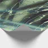 緑から濃い灰色 ラッピングペーパー (角)