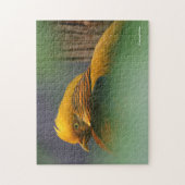 緑から現れる:黄金のキジ ジグソーパズル (縦)