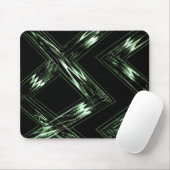 緑から黒のパターン マウスパッド (マウス)