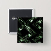 緑から黒への松のパターン 缶バッジ (正面&裏面)