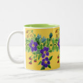 緑かわいらしと黄金色 ツートーンマグカップ (左)