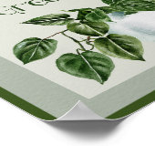 緑かわいらしの鉢植え工場で ポスター (角)