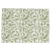 緑かわいらし葉 ラージペーパーバッグ (裏面)