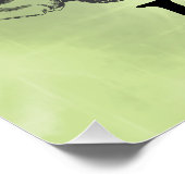 緑かわいらし輝くハッピー60誕生日 ポスター (コーナー)