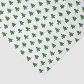 緑かホワイトクリスマスの木の写真のフォントパターン 薄葉紙 (詳細)