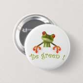 緑があって下さい! 缶バッジ (正面&裏面)