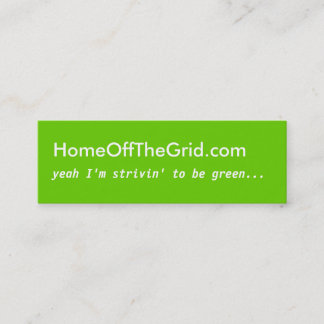 緑があるStrivin -プロフィールカード スキニー名刺