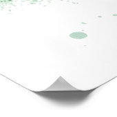 緑がかったアラゴーンベクターコラージュ ポスター (角)