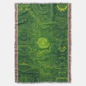緑がかったサイバー スローブランケット (正面縦)
