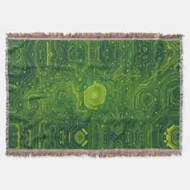 緑がかったサイバー スローブランケット
