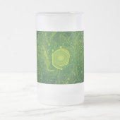 緑がかったサイバー フロストグラスビールジョッキ (中央)