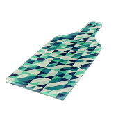 緑がかった三角形パターン カッティングボード (角)